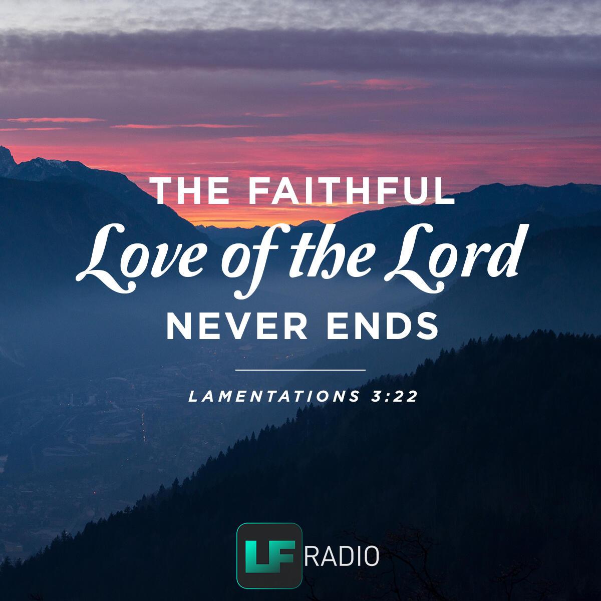 Lamentations 3:22 - Verse of the Day