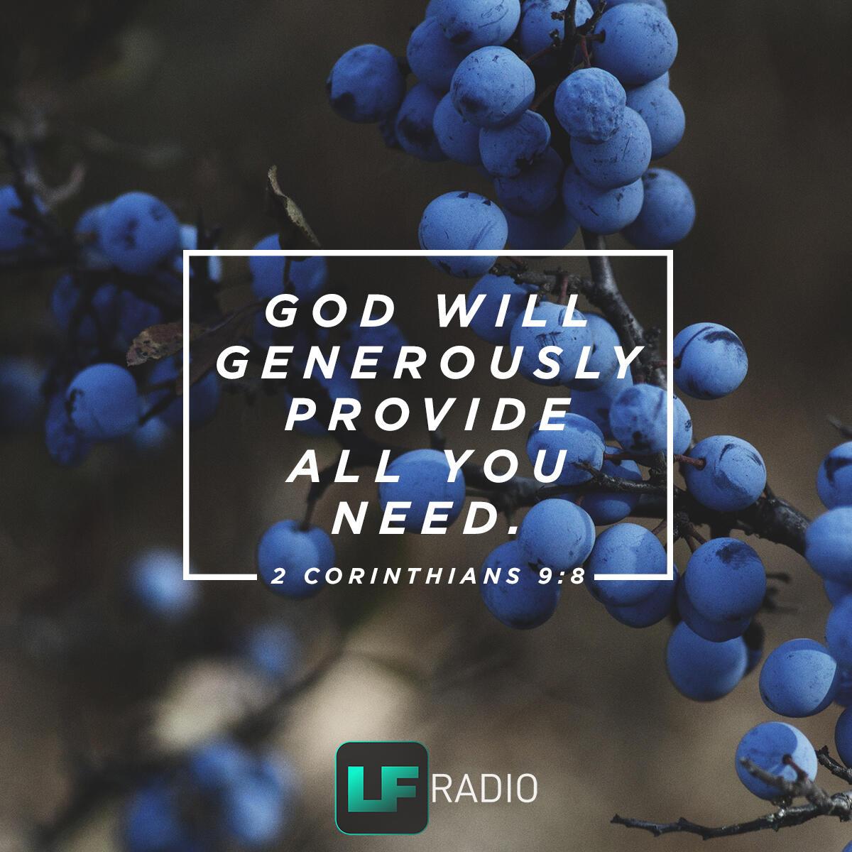 2 Corinthians 9:8 - Verse of the Day