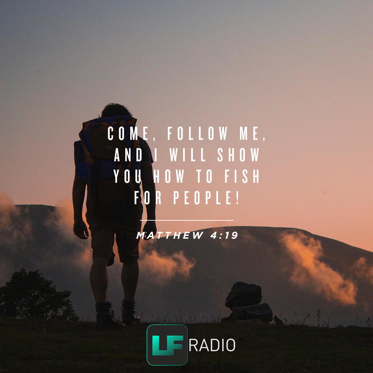 Matthew 4:19 - Verse of the Day