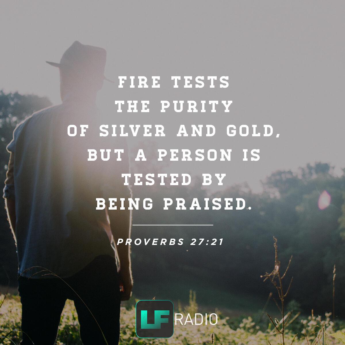 Proverbs 27:21 - Verse of the Day
