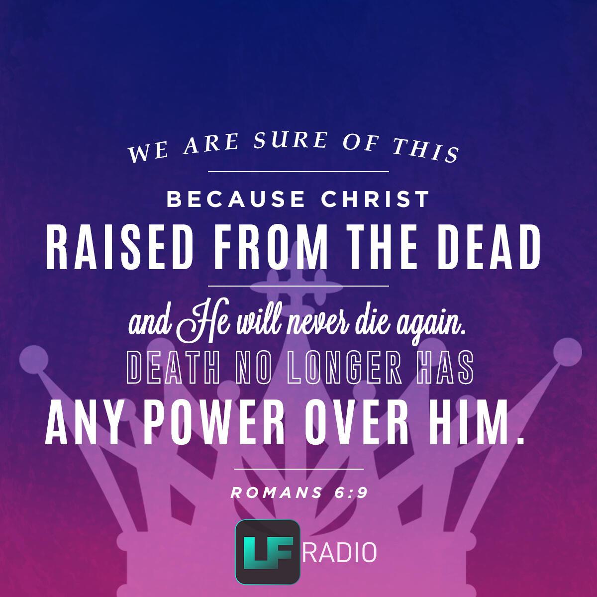 Romans 6:9 - Verse of the Day