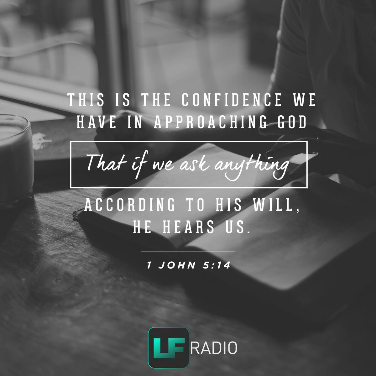 1 John 5:14 - Verse of the Day