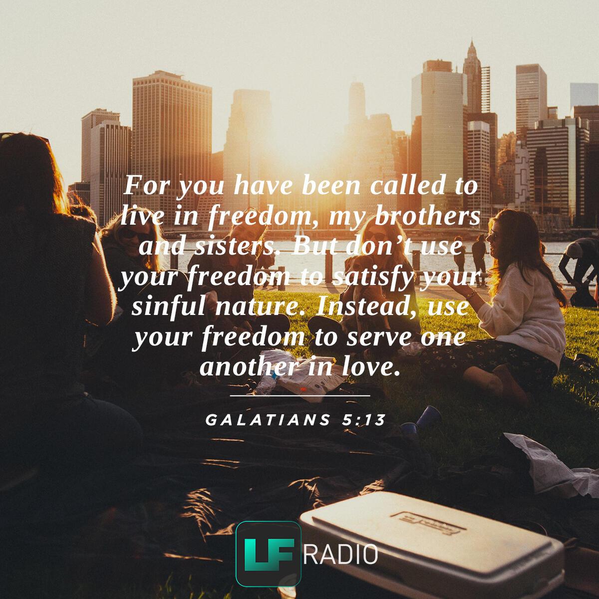 Galatians 5:13 - Verse of the Day