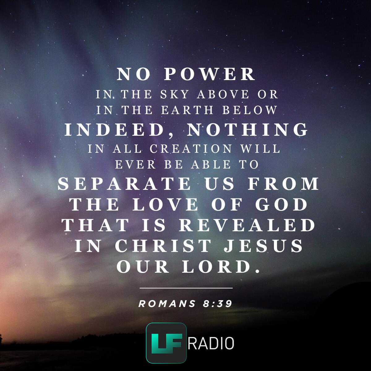 Romans 8:39 - Verse of the Day