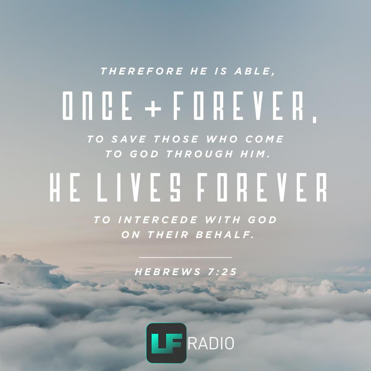 Hebrews 7:25 - Verse of the Day