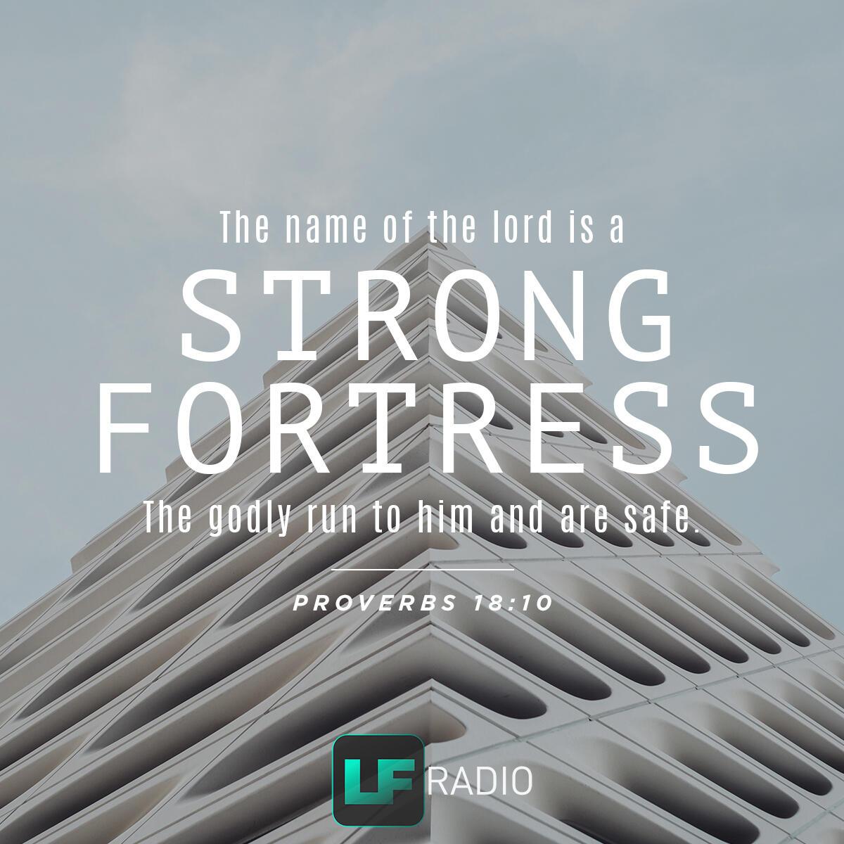 Proverbs 18:10 - Verse of the Day