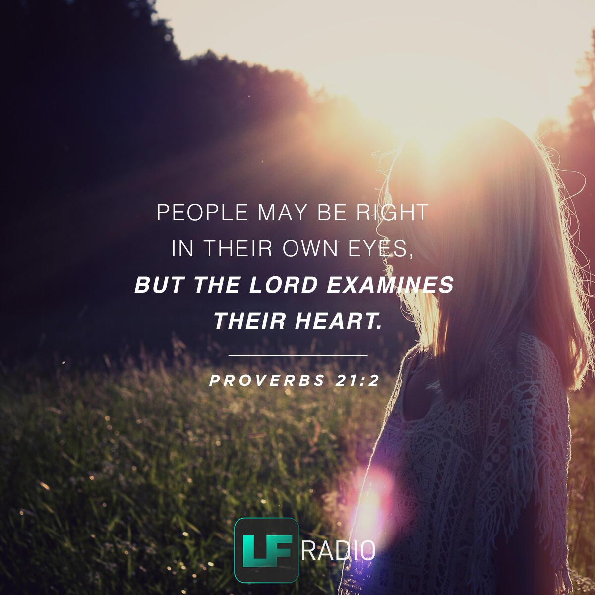 Proverbs 21:2 - Verse of the Day