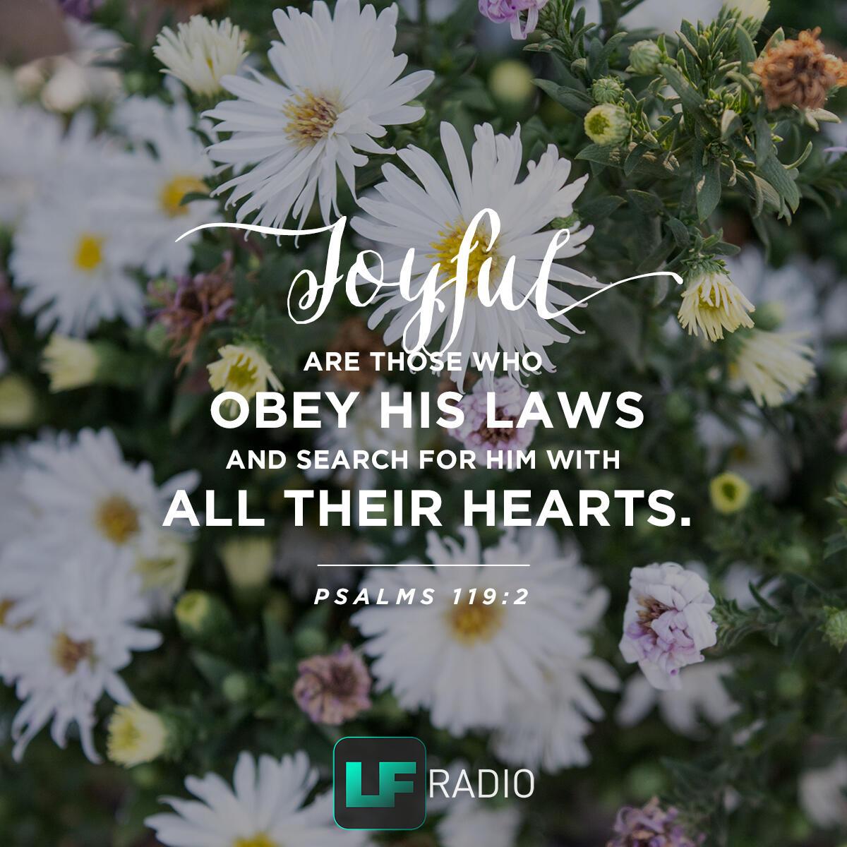 Psalms 119:2 - Verse of the Day