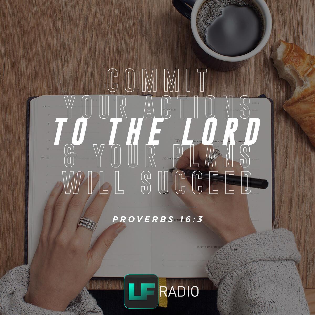 Proverbs 16:3 - Verse of the Day