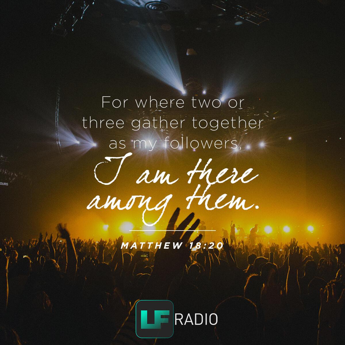 Matthew 18:20 - Verse of the Day