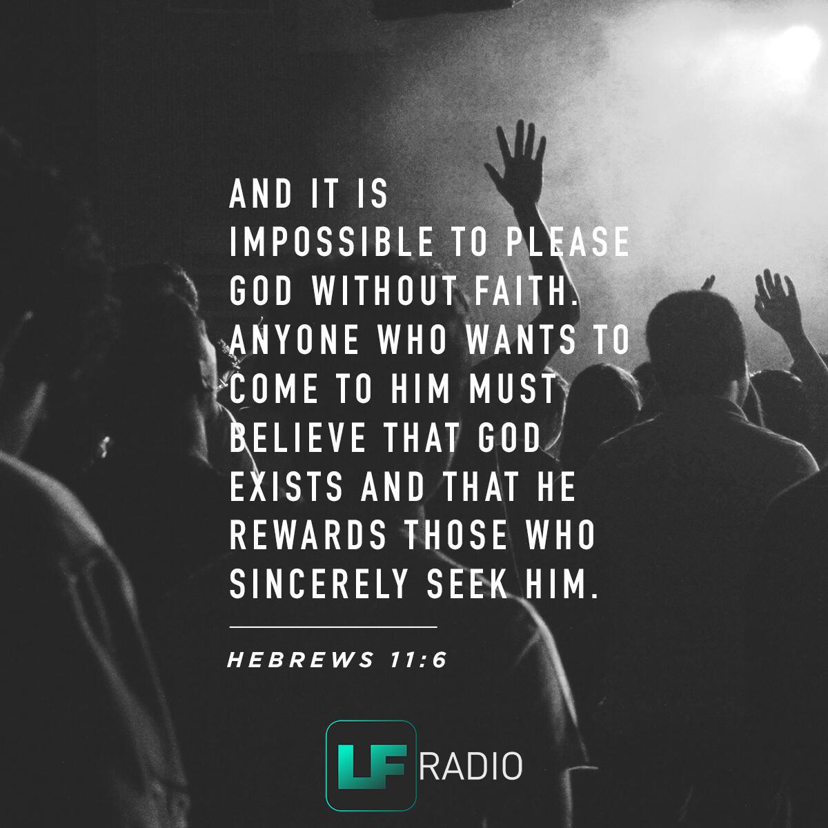 Hebrews 11:6 - Verse of the Day