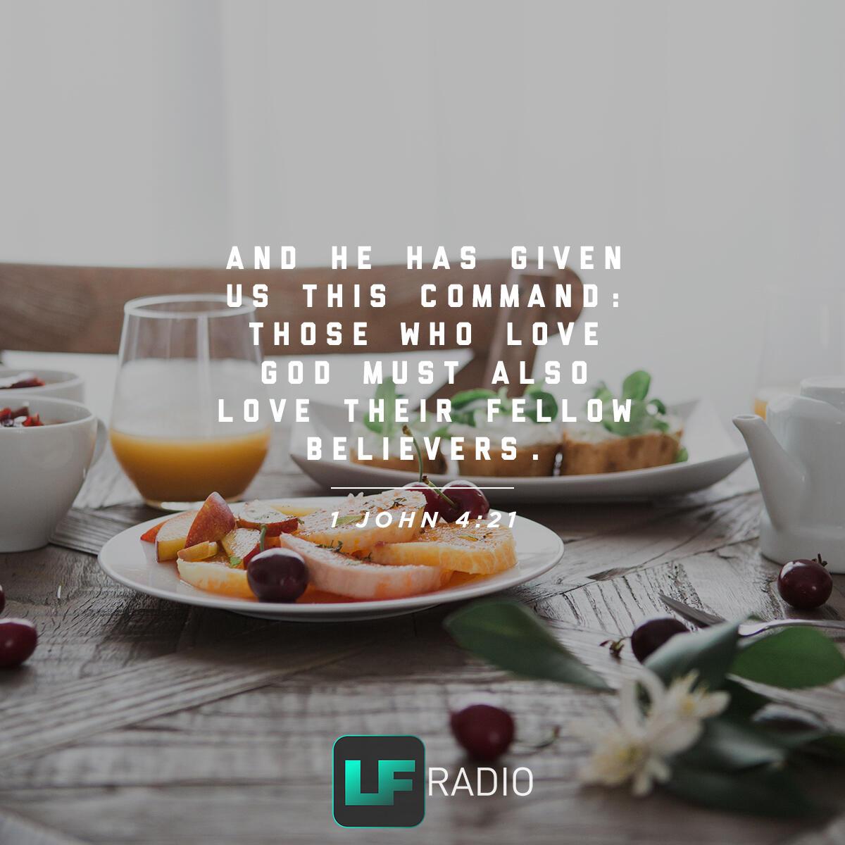 1 John 4:21 - Verse of the Day