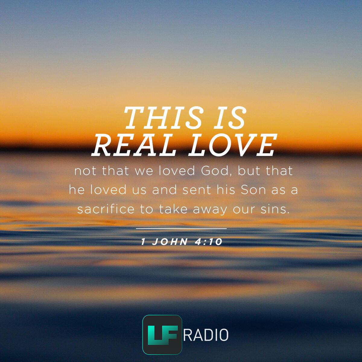 1 John 4:10 - Verse of the Day