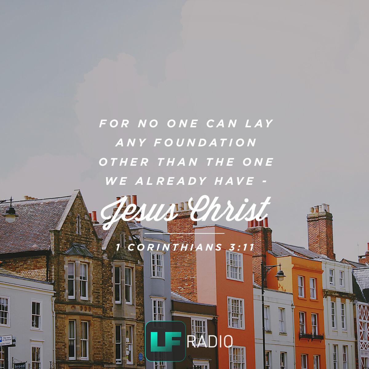 1 Corinthians 3:11 - Verse of the Day