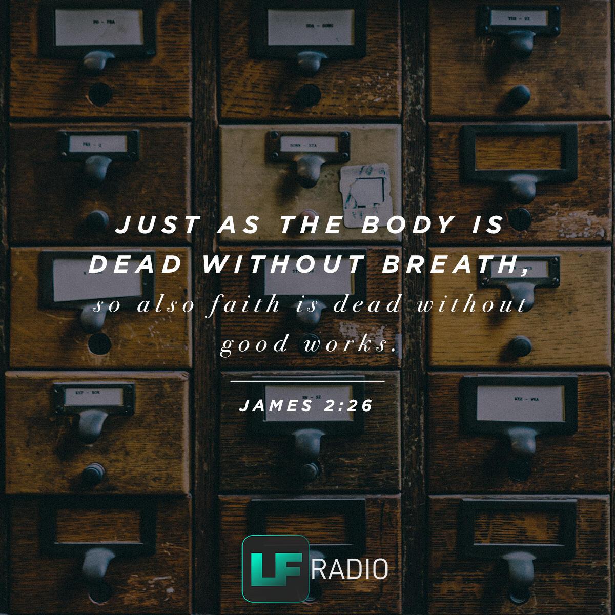 James 2:26 - Verse of the Day