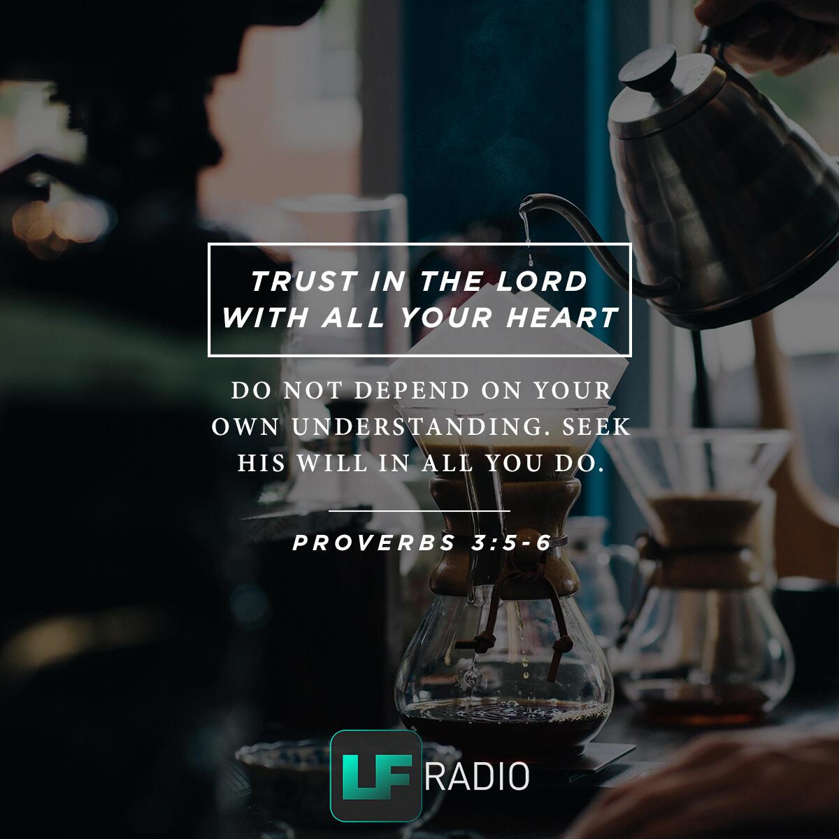 Proverbs 3:5-6 - Verse of the Day