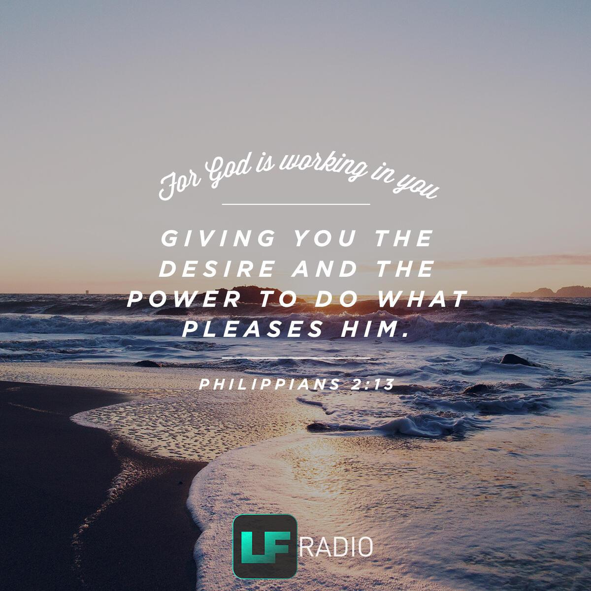 Philippians 2:13 - Verse of the Day
