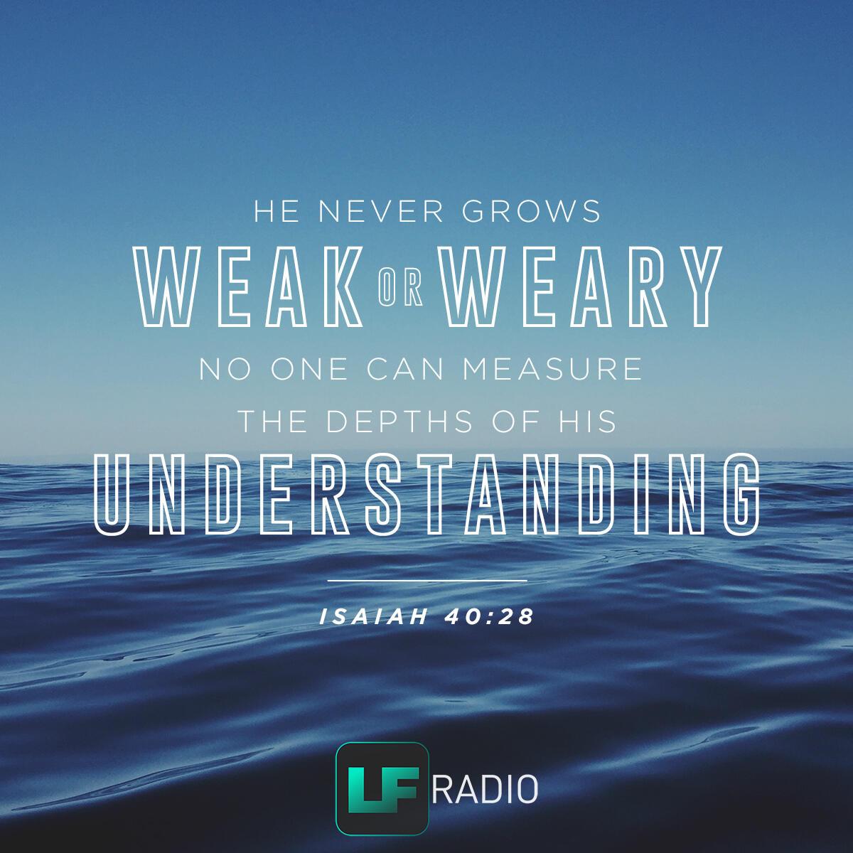 Isaiah 40:28 - Verse of the Day