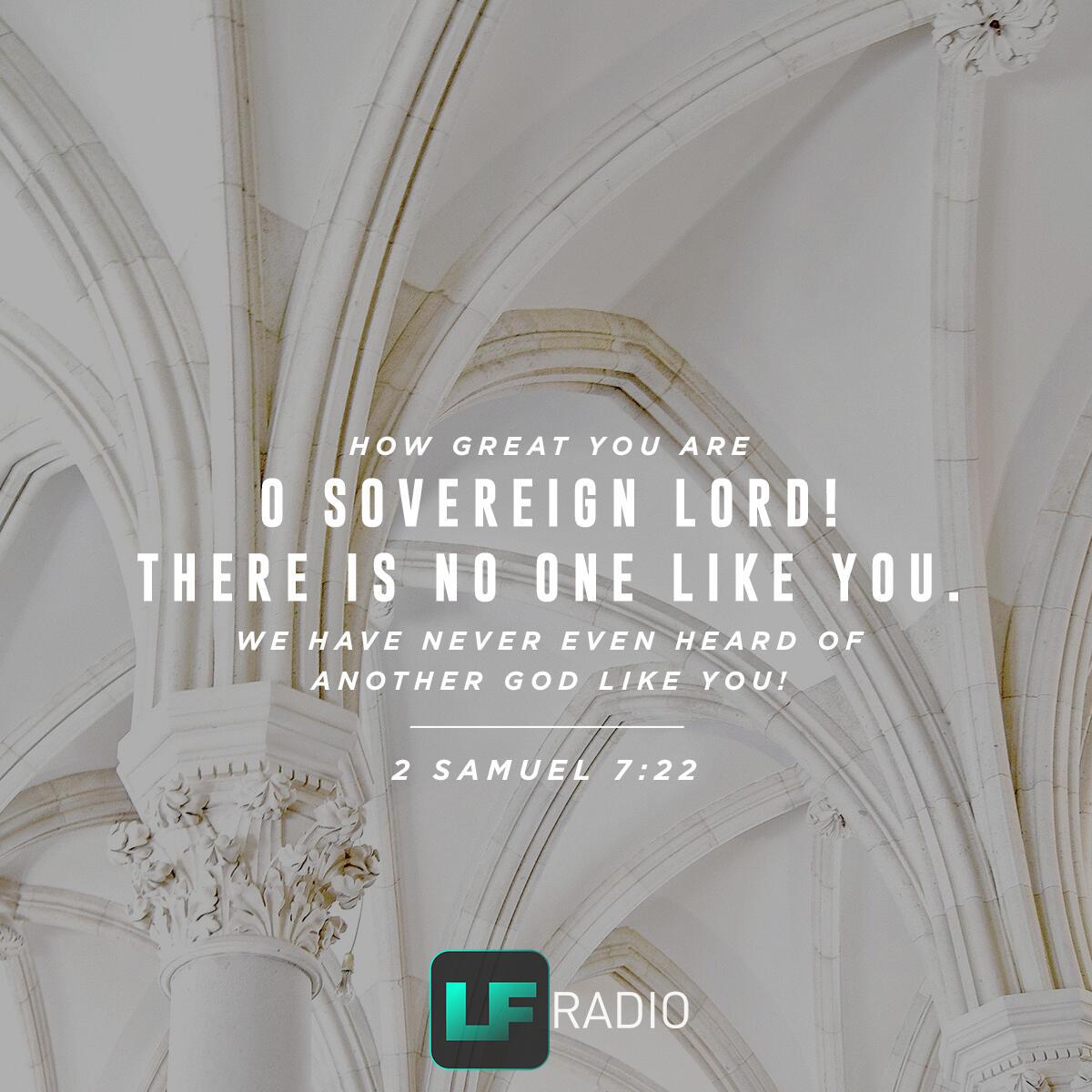 2 Samuel 7:22 - Verse of the Day