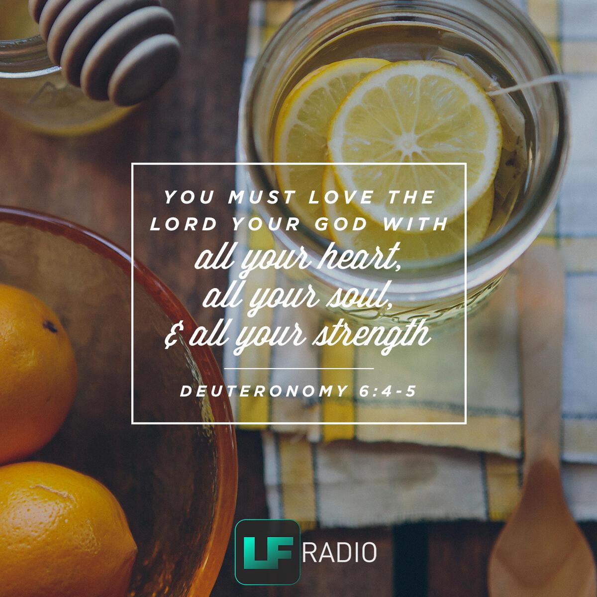Deuteronomy 6:4-5 - Verse of the Day