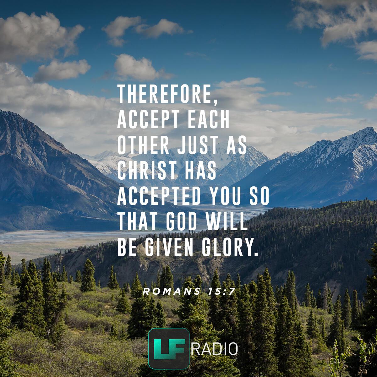 Romans 15:7 - Verse of the Day