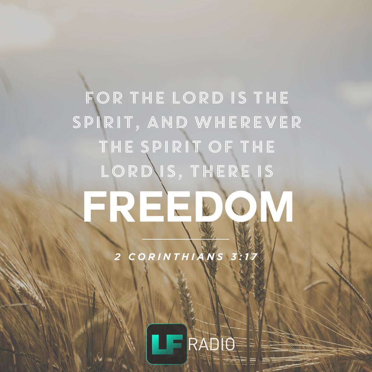 2 Corinthians 3:17 - Verse of the Day