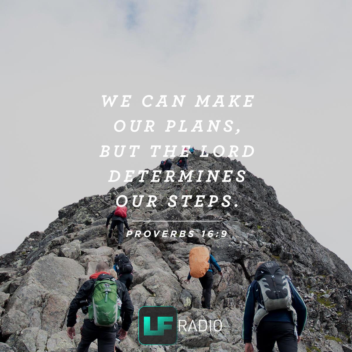 Proverbs 16:9 - Verse of the Day