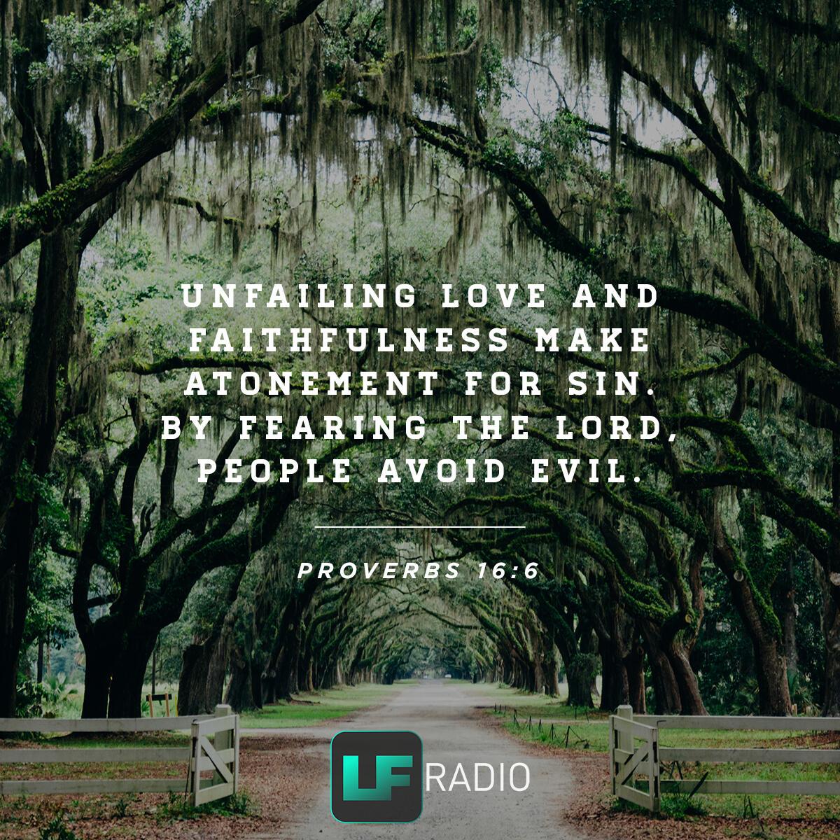 Proverbs 16:6 - Verse of the Day