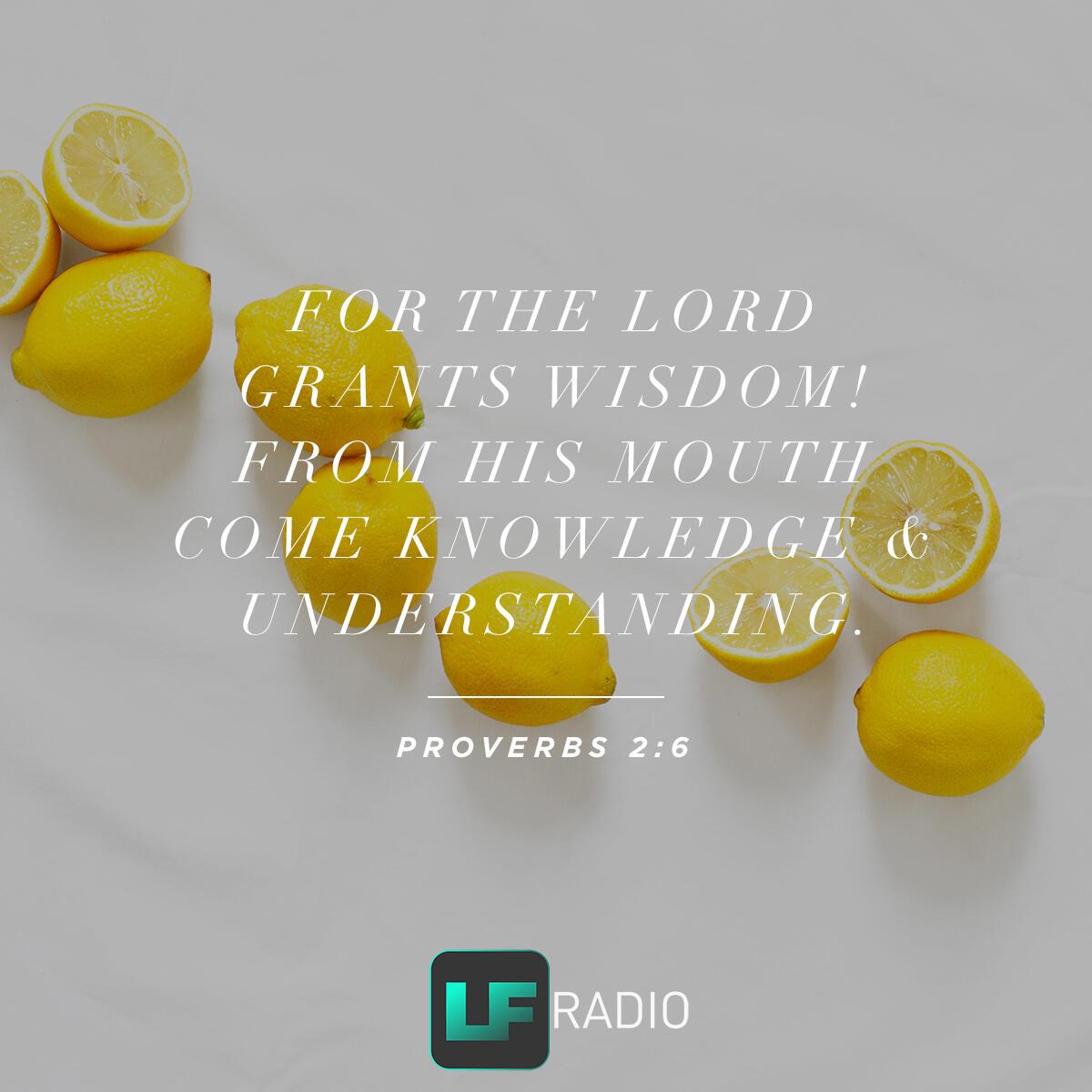Proverbs 2:6 - Verse of the Day