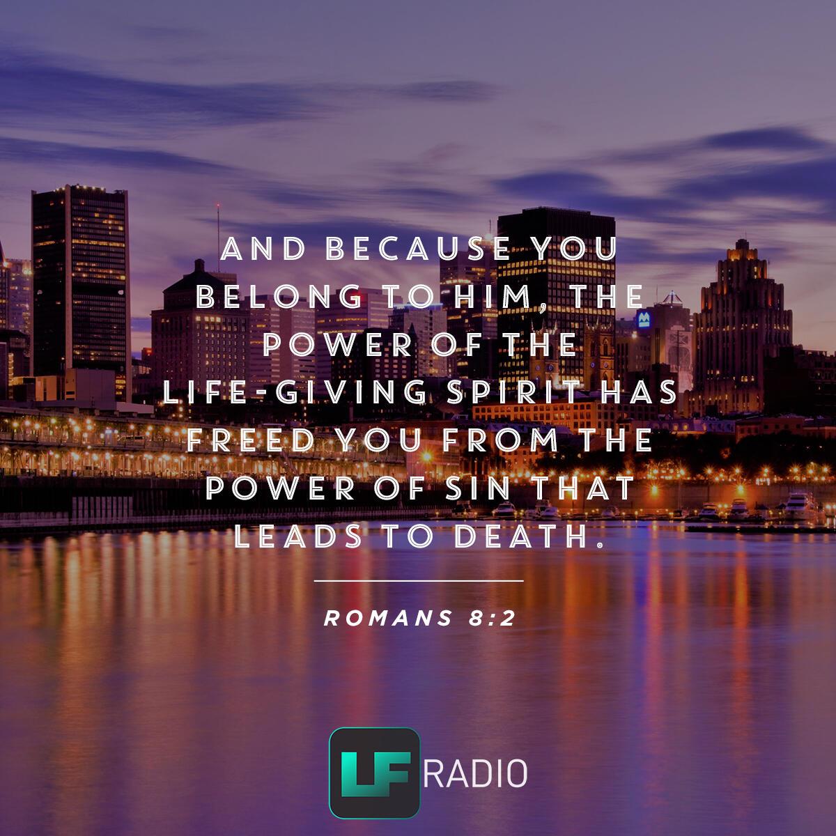 Romans 8:2 - Verse of the Day