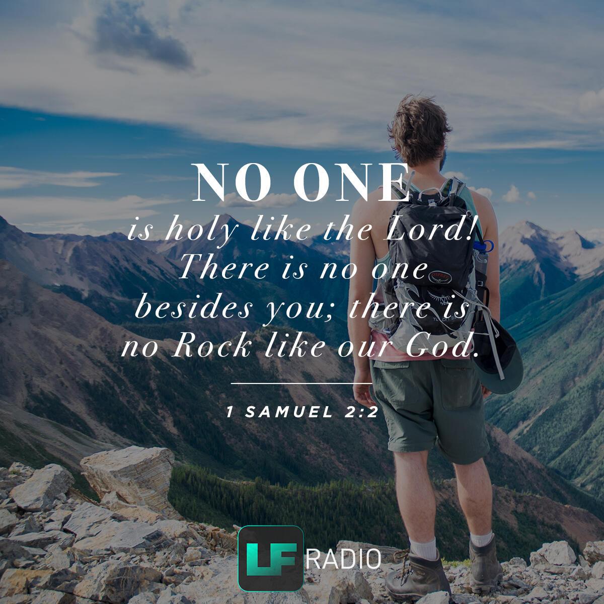 1 Samuel 2:2 - Verse of the Day