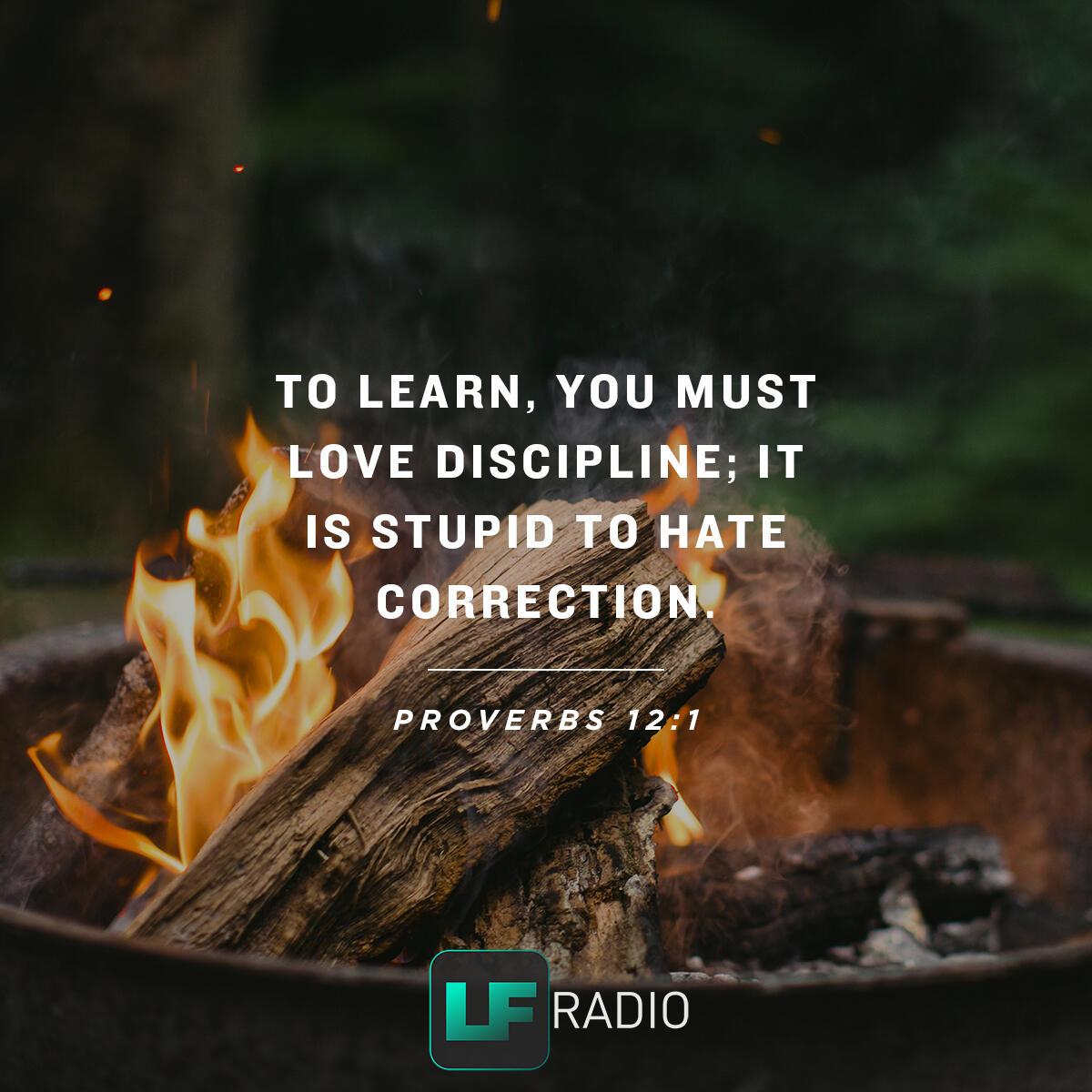 Proverbs 12:1 - Verse of the Day