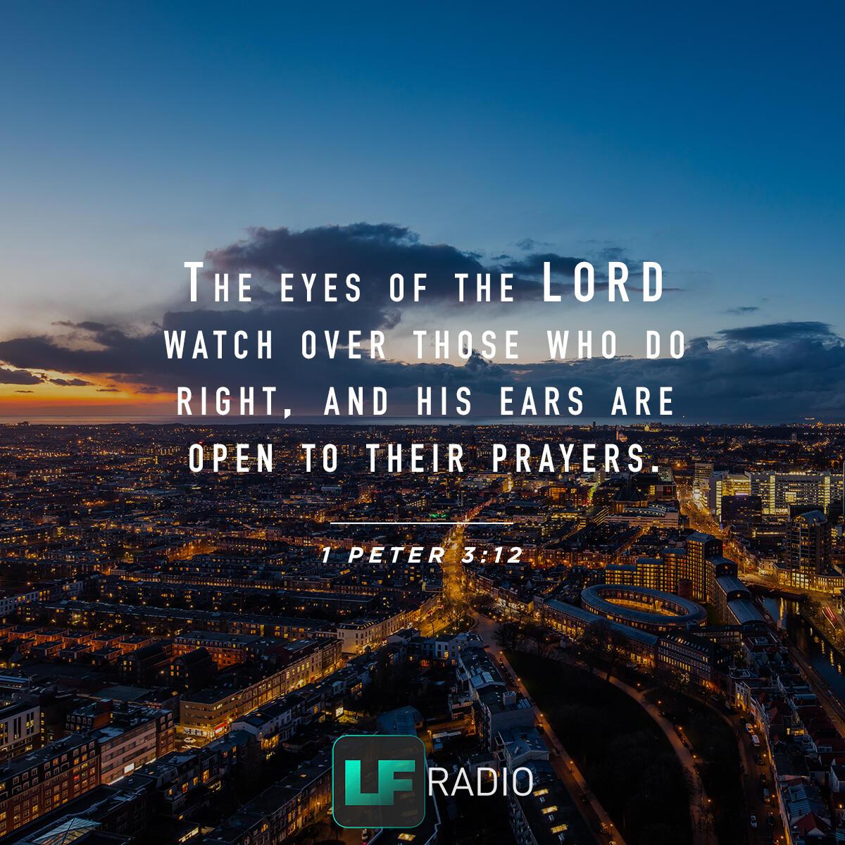 1 Peter 3:12 - Verse of the Day