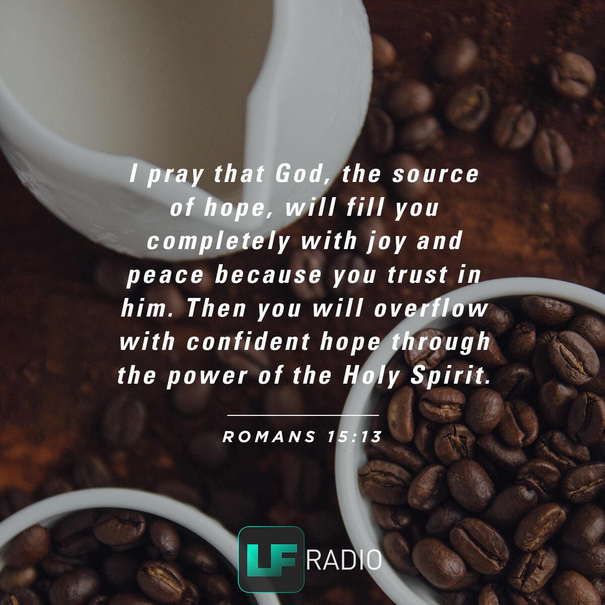 Romans 15:13 - Verse of the Day