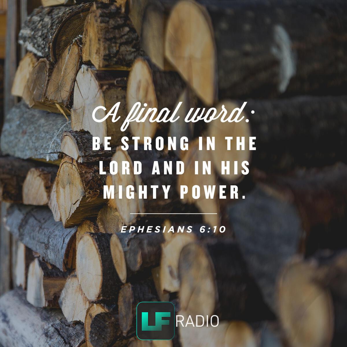 Ephesians 6:10 - Verse of the Day