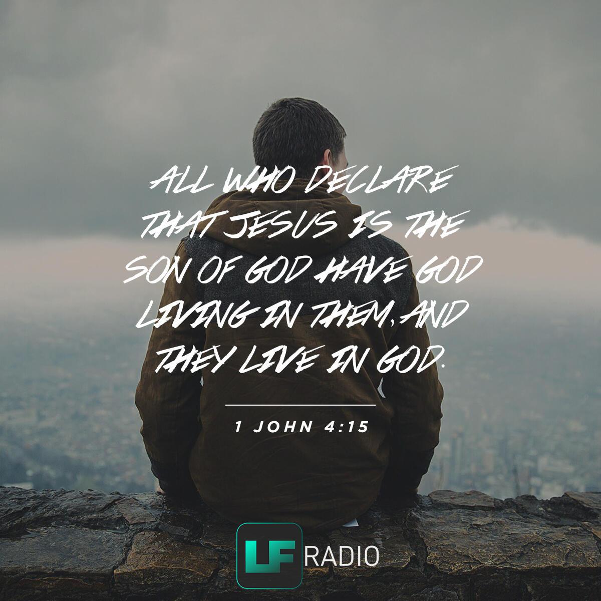 1 John 4:15 - Verse of the Day