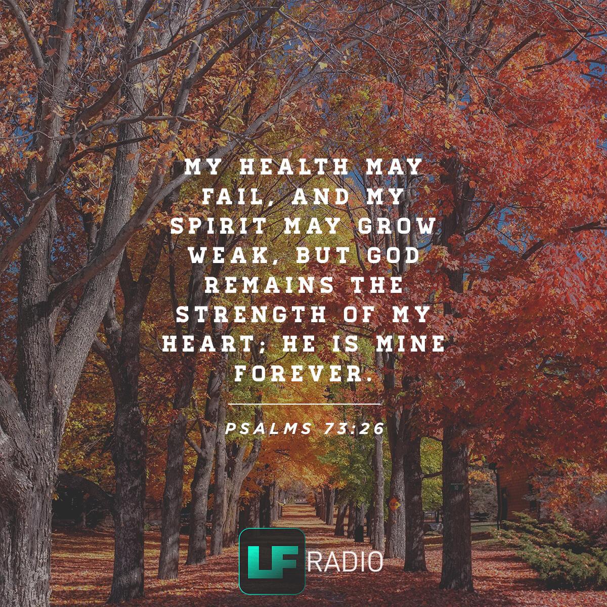 Psalms 73:26 - Verse of the Day