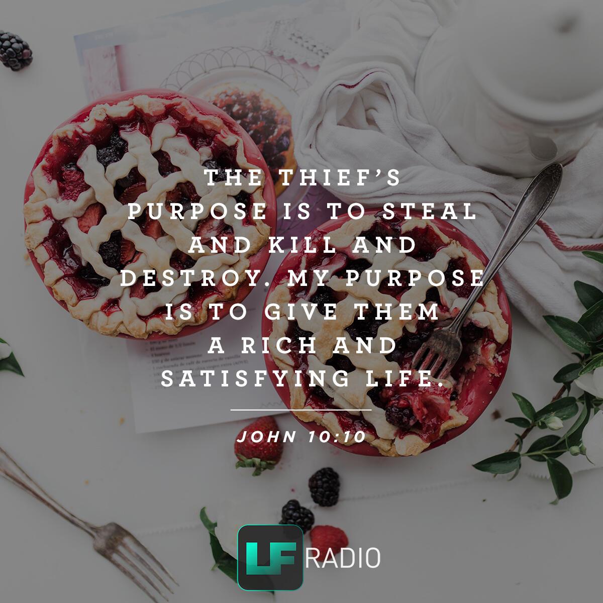 John 10:10 - Verse of the Day