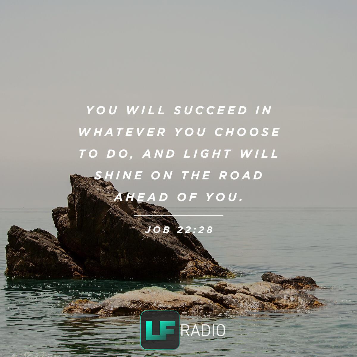 Job 22:28 - Verse of the Day