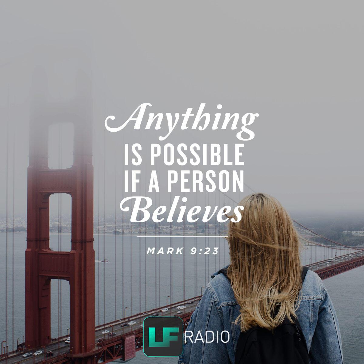 Mark 9:23 - Verse of the Day