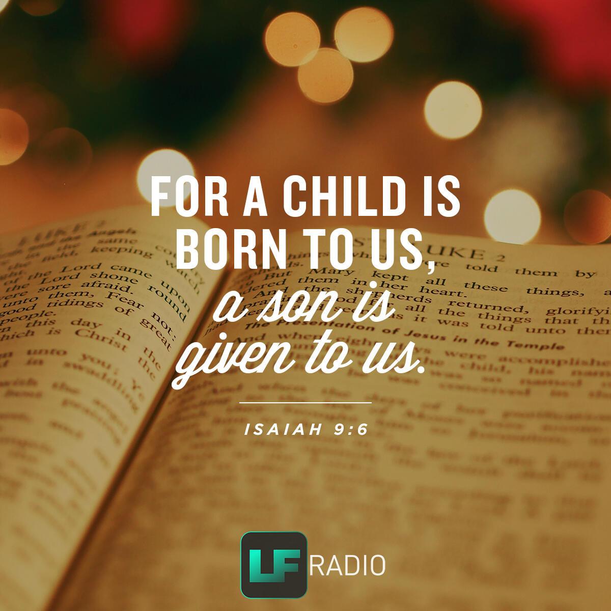 Isaiah 9:6 - Verse of the Day
