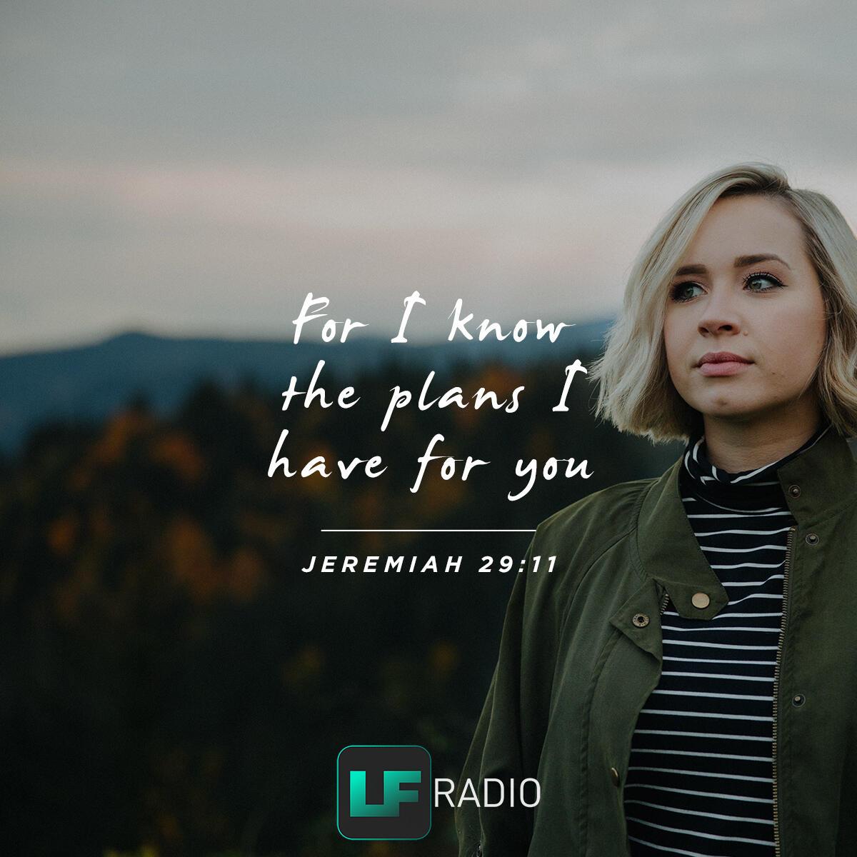Jeremiah 29:11 - Verse of the Day