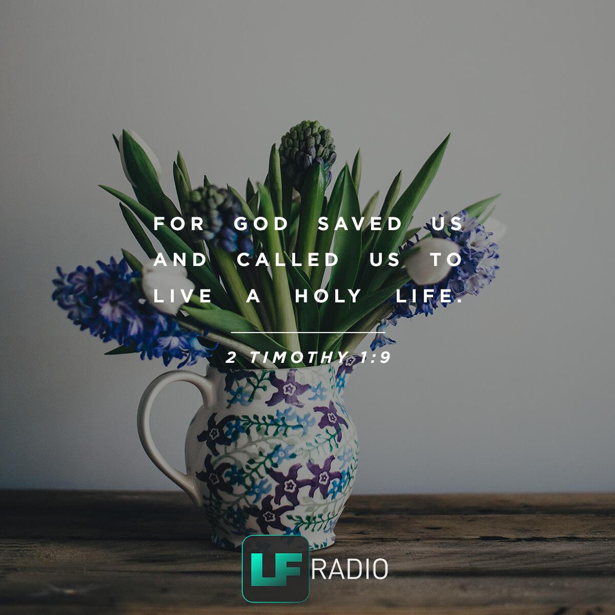 2 Timothy 1:9 - Verse of the Day