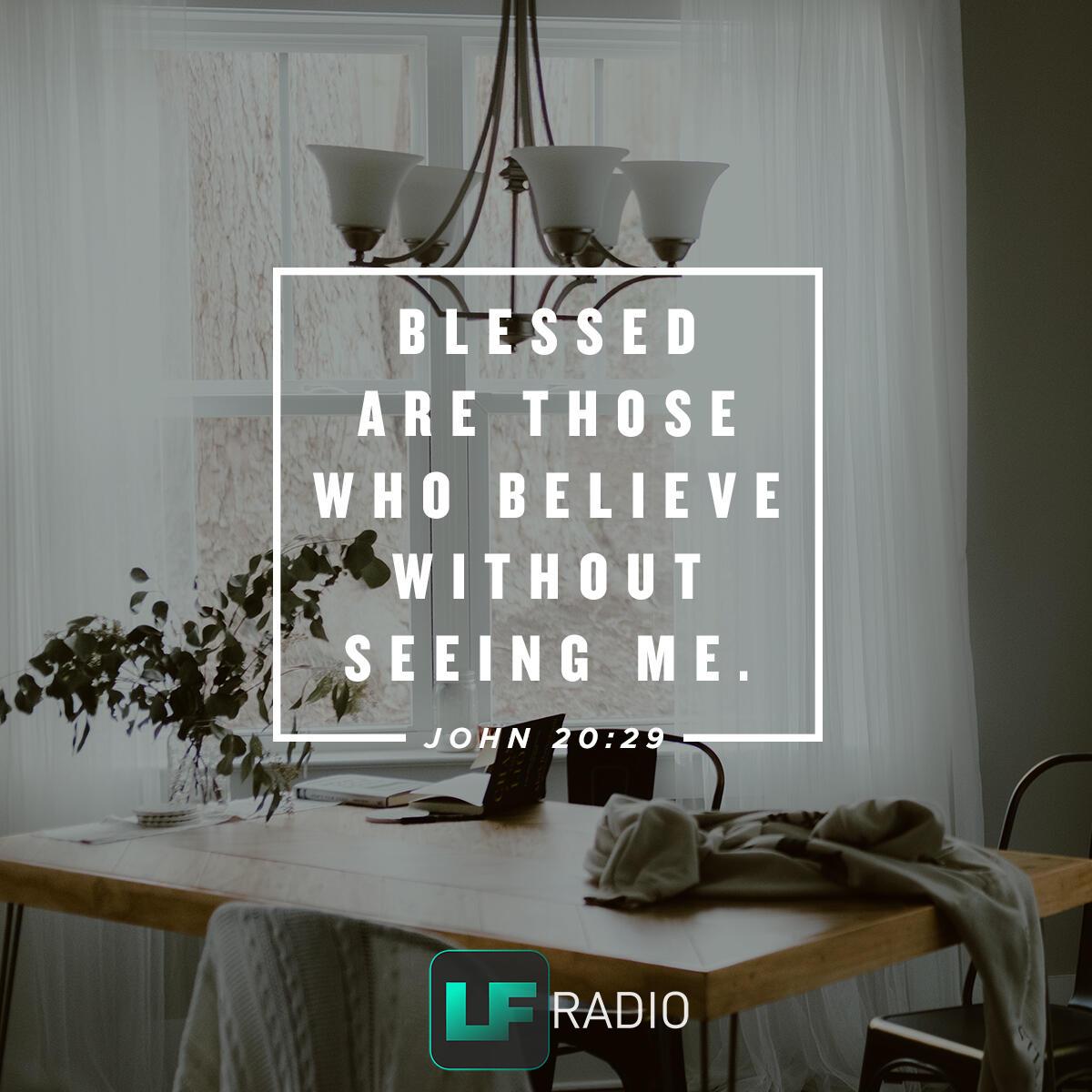 John 20:29 - Verse of the Day