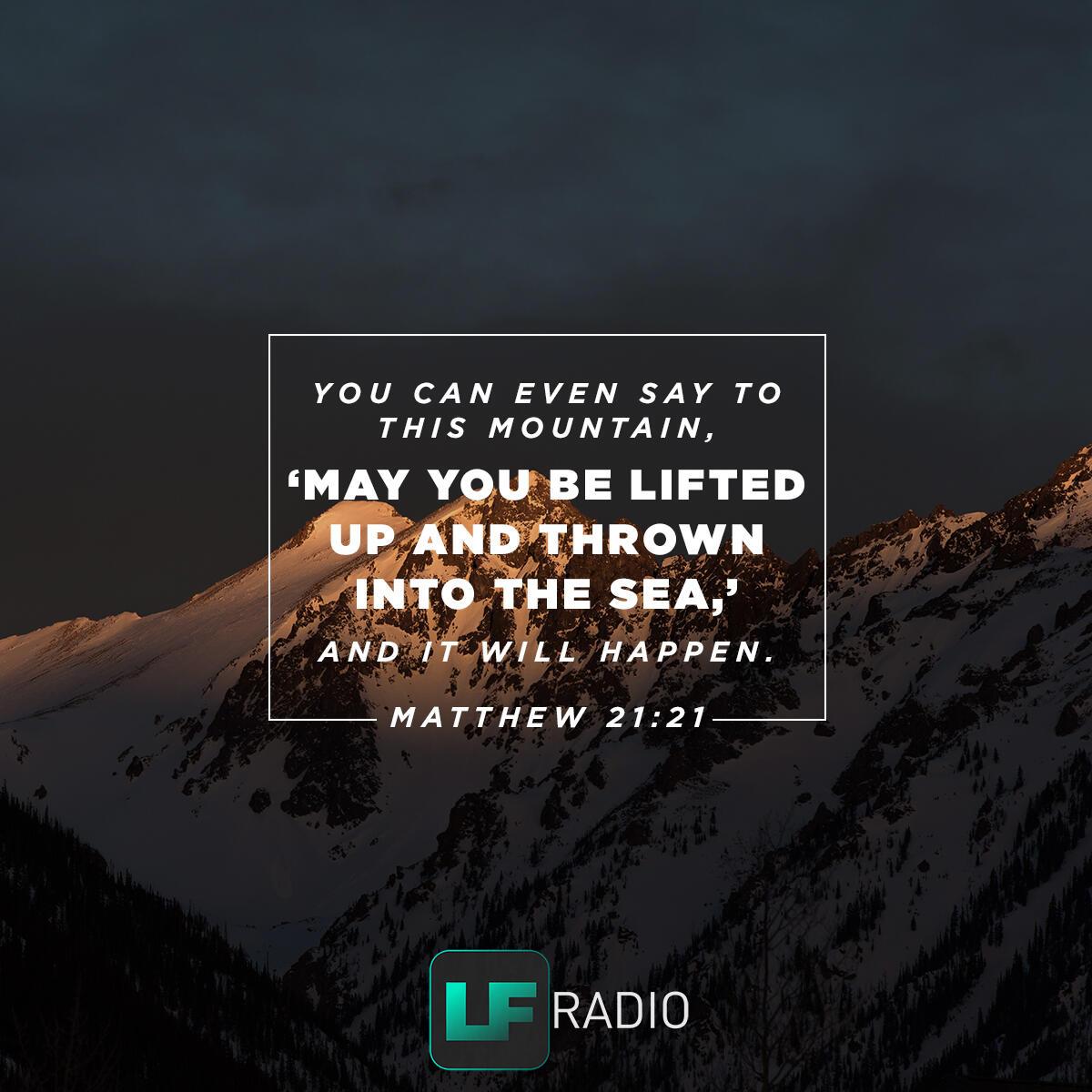 Matthew 21:21 - Verse of the Day