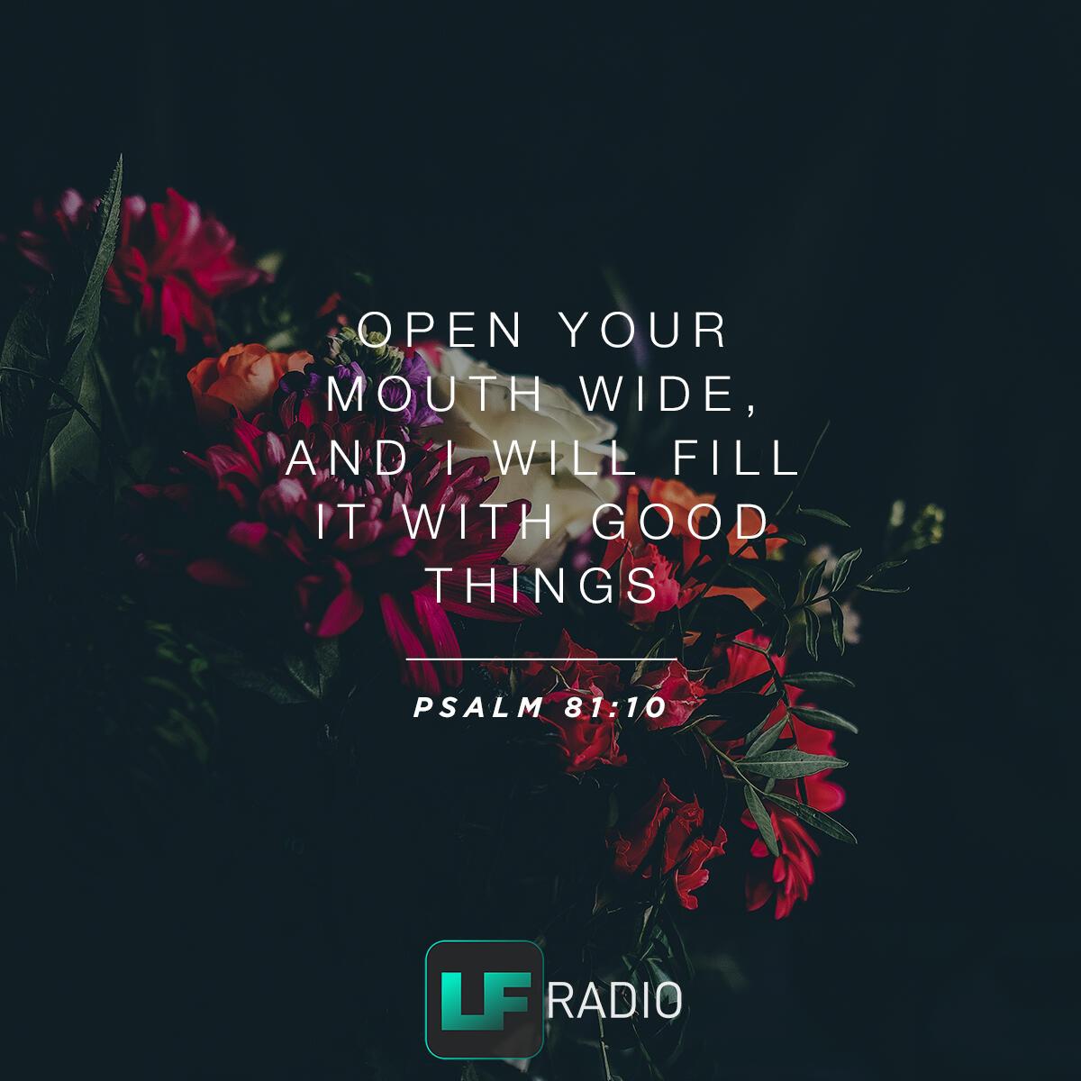 Psalm 81:10 - Verse of the Day