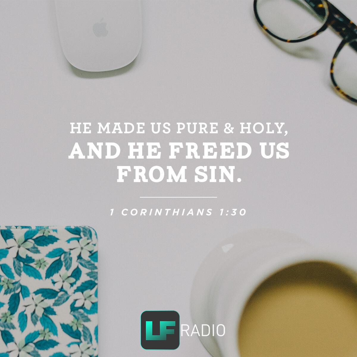 1 Corinthians 1: 30 - Verse of the Day