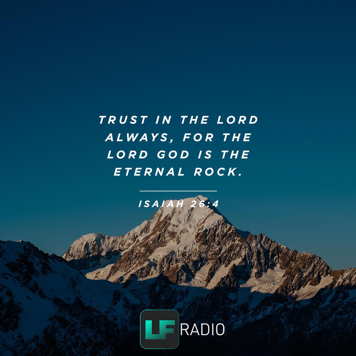 Isaiah 26:4 - Verse of the Day