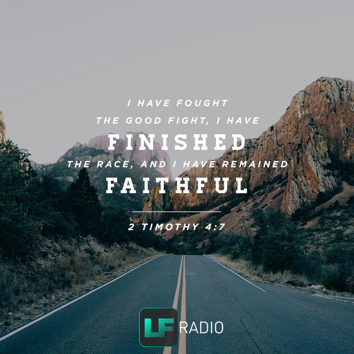 2 Timothy 4:7 - Verse of the Day