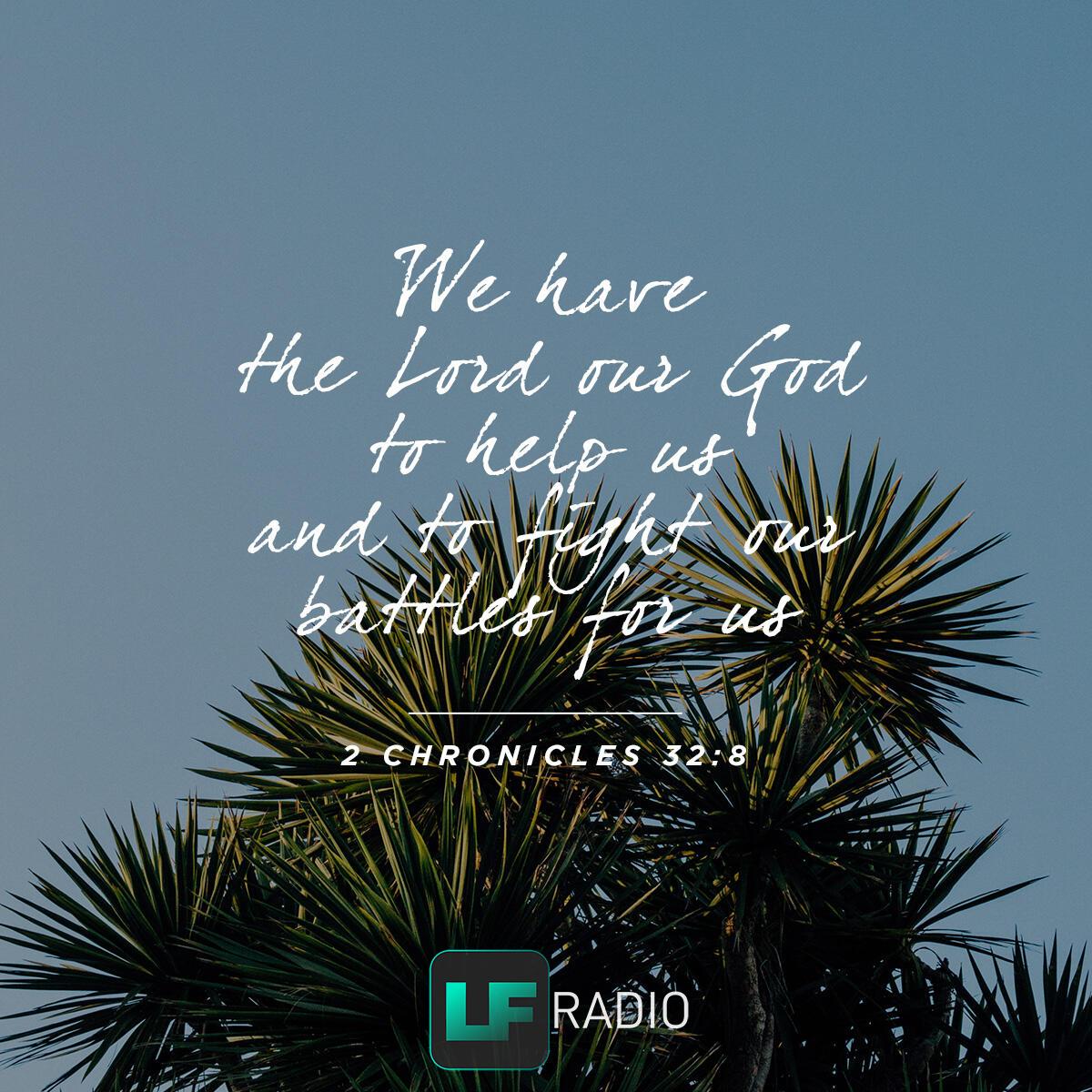 2 Chronicles 32:8 - Verse of the Day